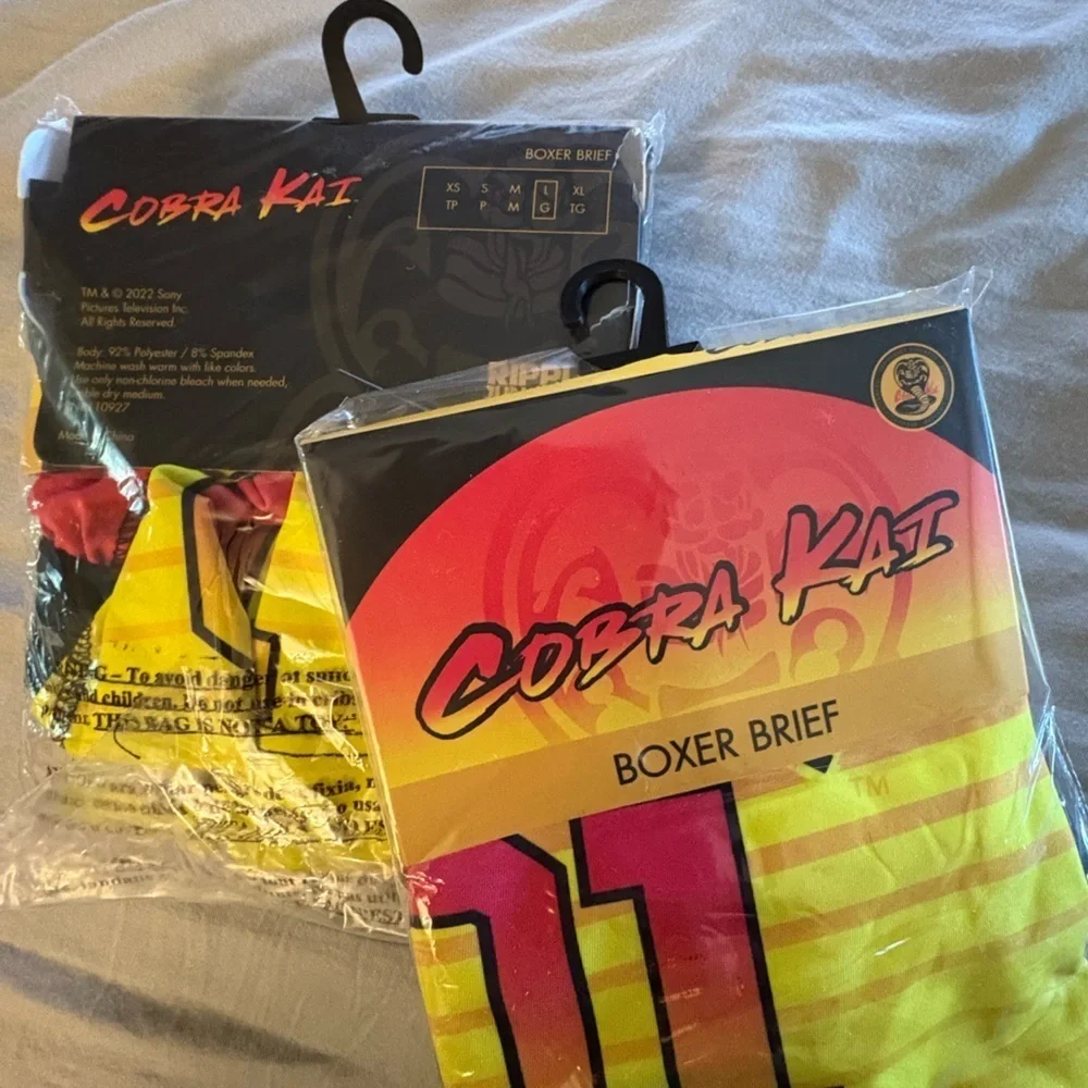 Classic comfortable  Cobra Kai Boxer Briefs Breathable Cotton